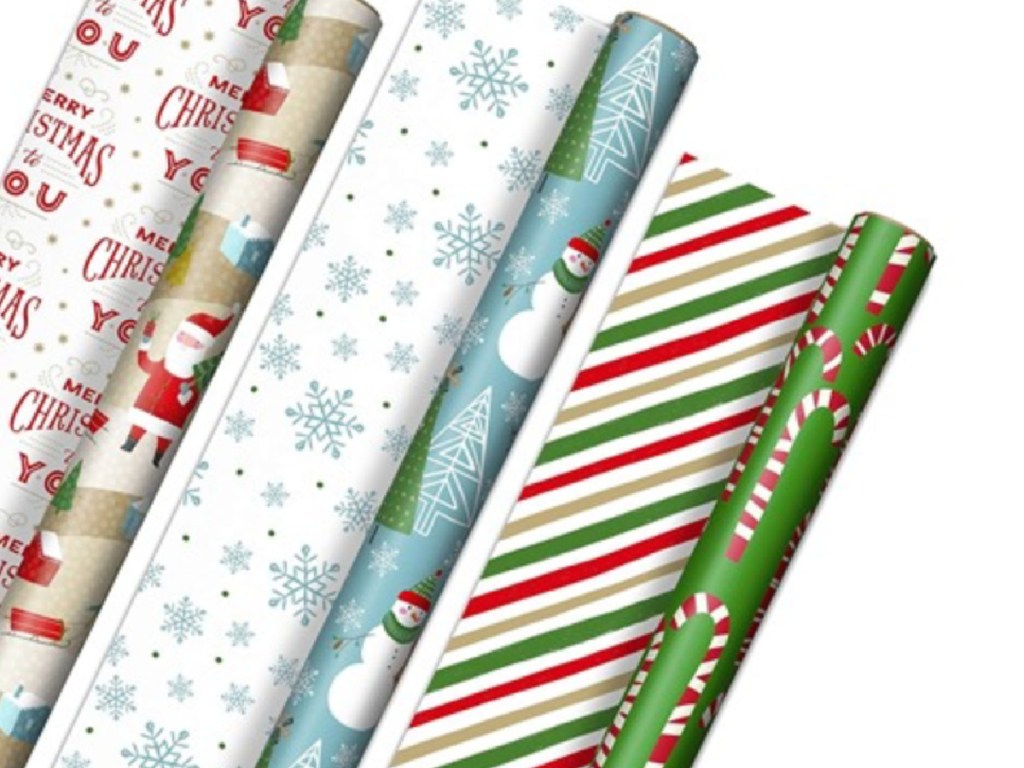 Hallmark Reversible Christmas Wrapping Paper 3 Pack