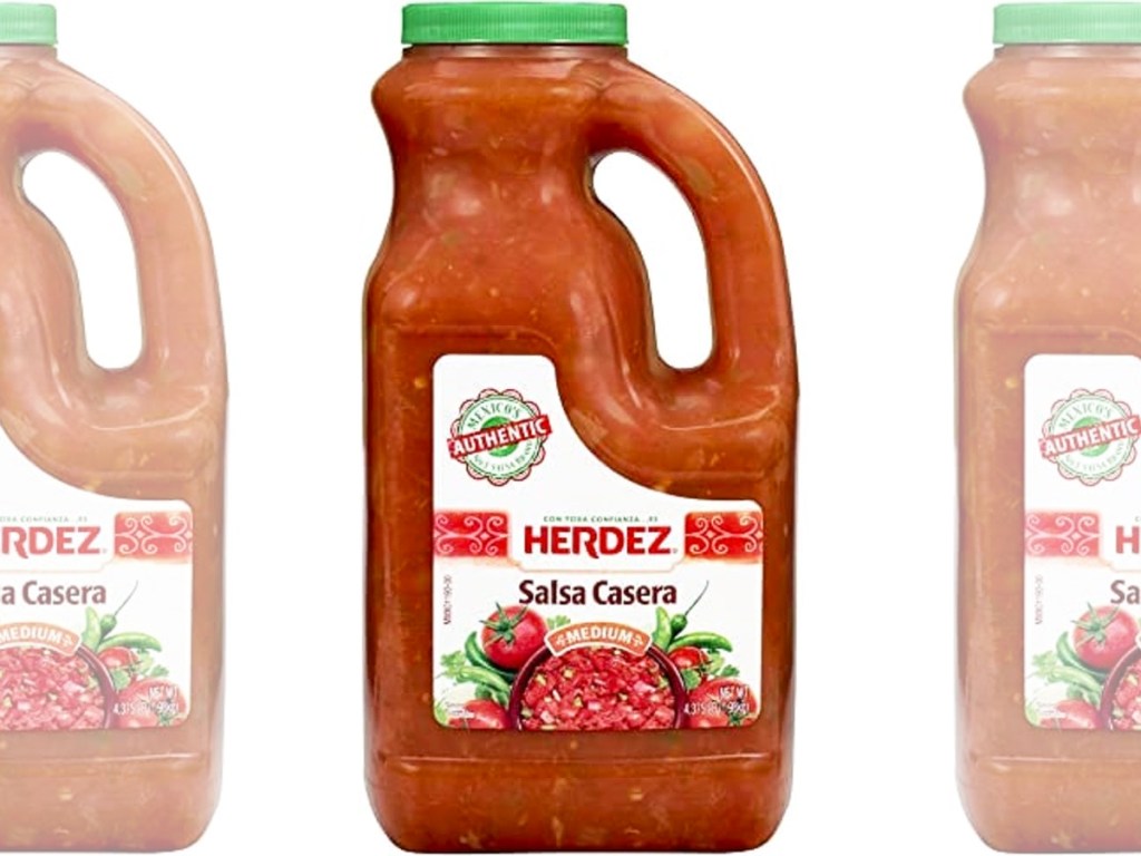 jugs of Herdez Salsa Casera