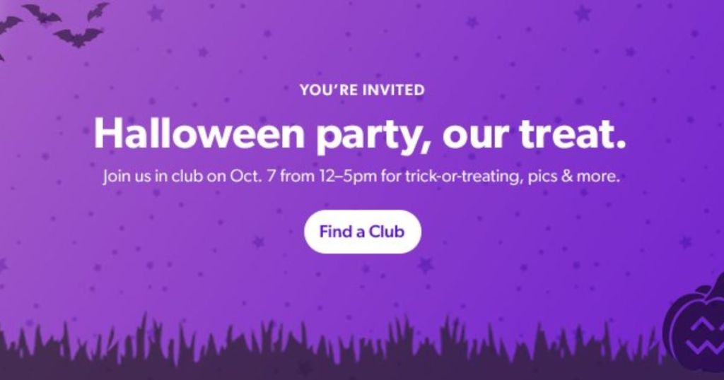 Sam's Club Halloween Event Sat Oct 7 banner