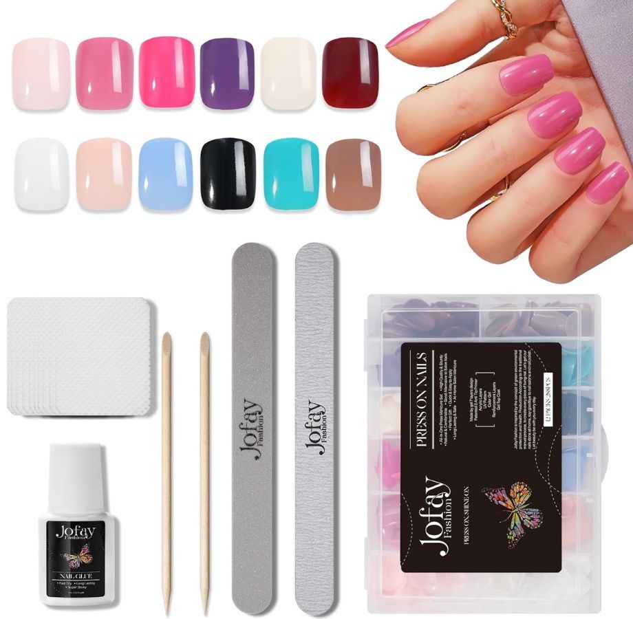 Stock image of Jofay press on nails set