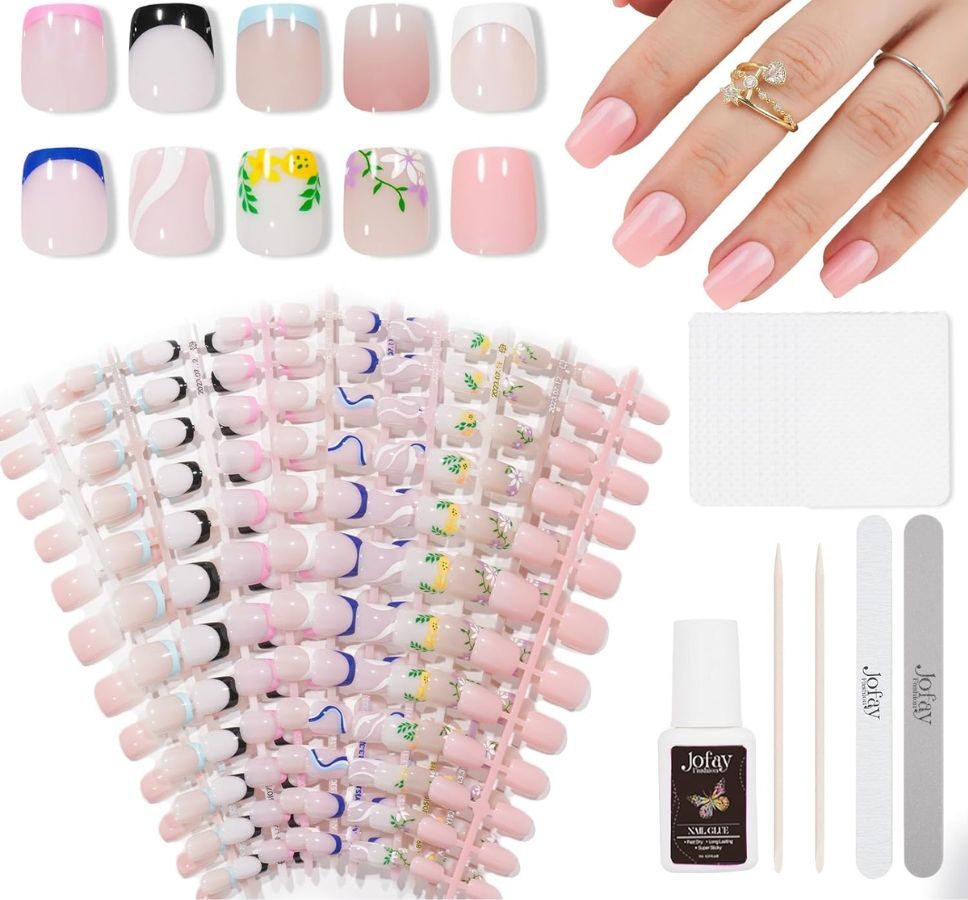 Stock image of Jofay press on nails set