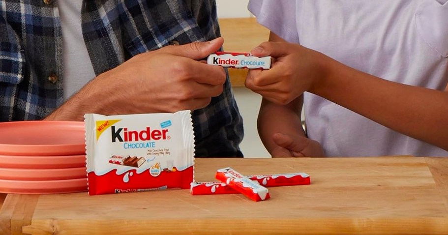 Better than FREE Kinder Chocolate Bar After Walmart Cash