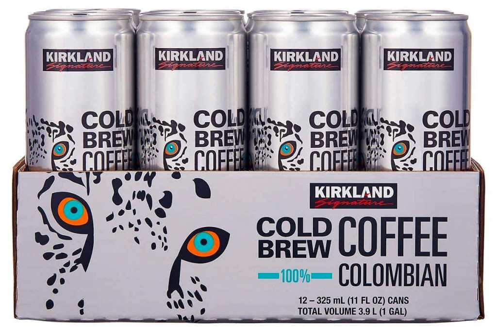 Kirkland Cold Brew Colombian Coffee 11oz Cans 12-Pack