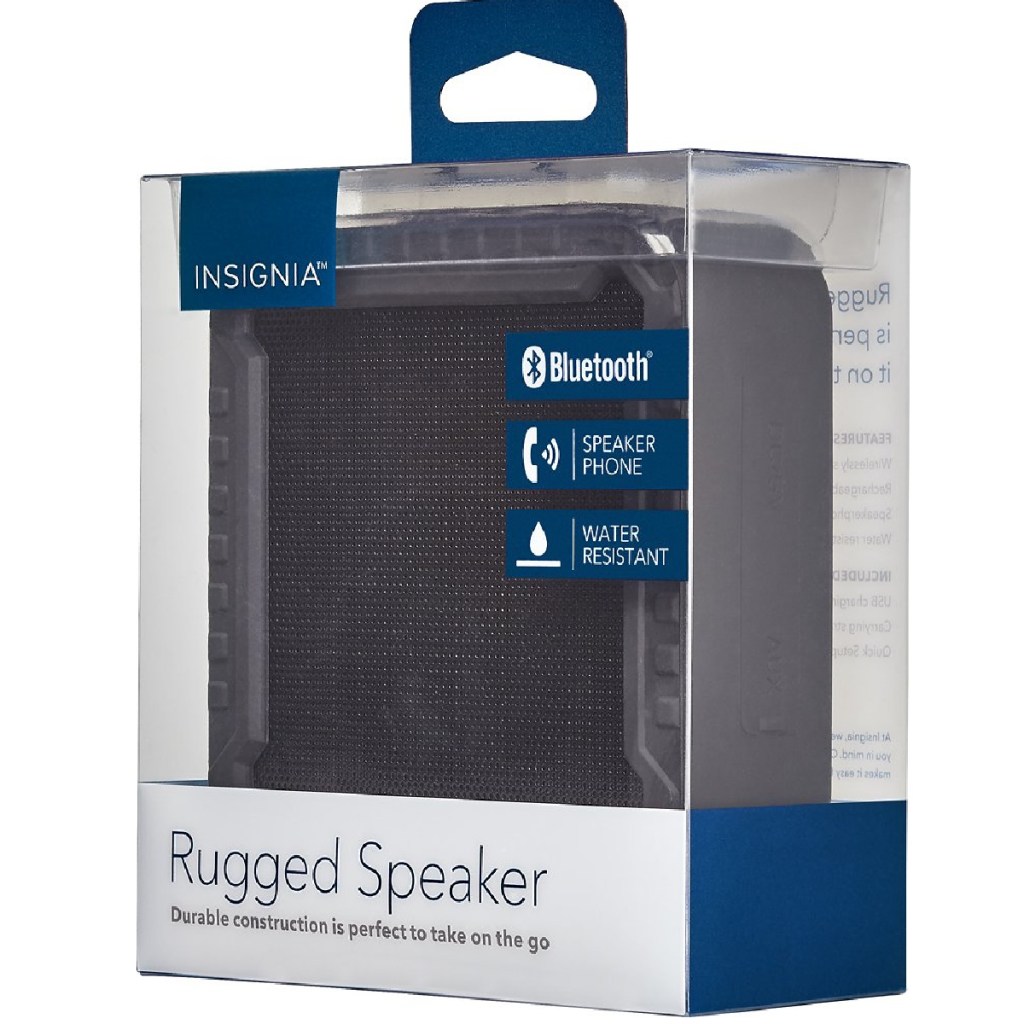 portable speaker in box