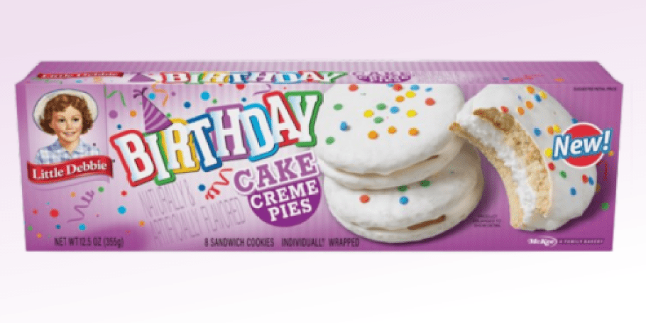 NEW Little Debbie Birthday Cake Creme Pies onlineing This April