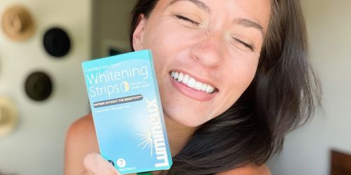 Lumineux 14-Count Teeth Whitening Strips Just $16.69 Shipped on Amazon