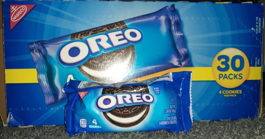 OREO Snack Packs 30-Count Only $8.83 Shipped on Amazon | Great for Work & School Lunches!