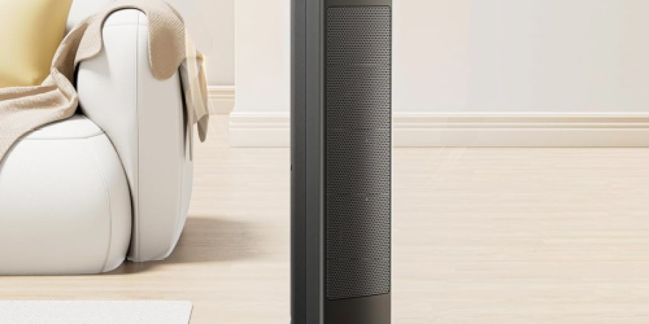 Oscillating Tower Heater Only $52 Shipped on Amazon (Perfect for Large Rooms!)