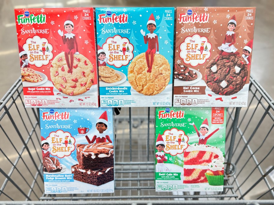 Pilsbury Funfetti Santaverse Elf on the Shelf Cookie Mixes