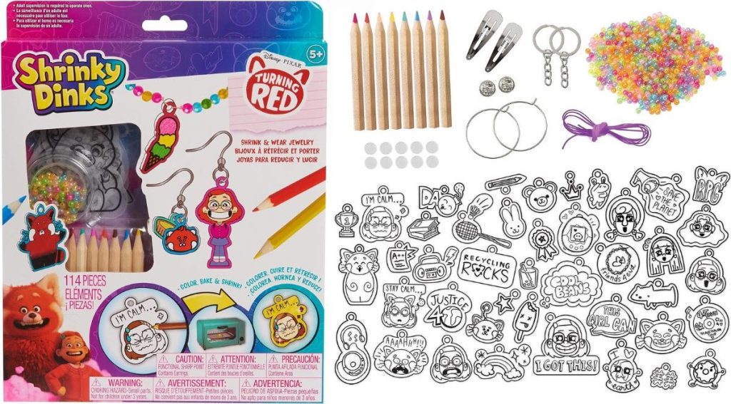 Just Play Turning Red Shrinky Dinks Kit