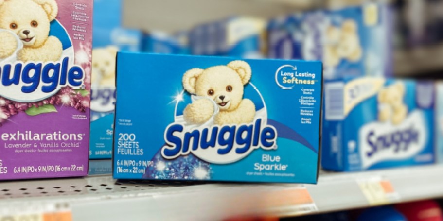 Snuggle Dryer Sheets 200-Count Box Just $4.97 After Walmart Cash