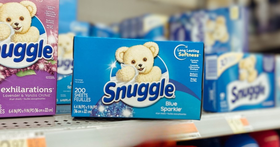 Snuggle Dryer Sheets 200-Count Box Just $4.97 After Walmart Cash