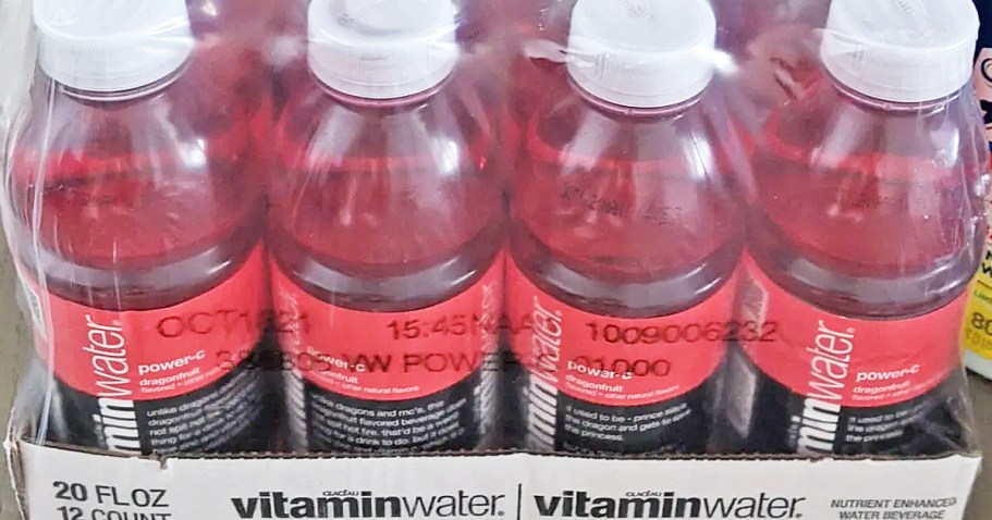 Vitaminwater 12-Packs Only $9 Shipped on Amazon (Just 75¢ Per Bottle!)