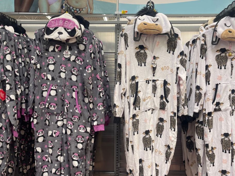 Walmart Women's Onesies Panda & Cow