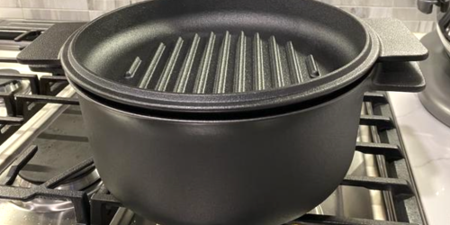 Cast Iron Dutch Oven w/ Grill Pan Lid Only $34.99 Shipped on Macys.online (Reg. $100)