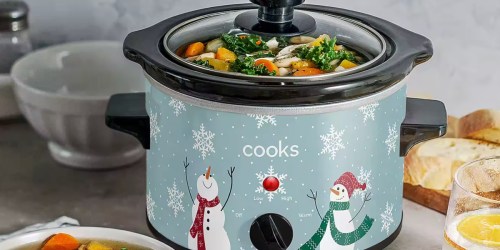 Cooks Slow Cookers Only $9.99 on JCPenney.online (Reg. $22) | Fun Holiday Prints!