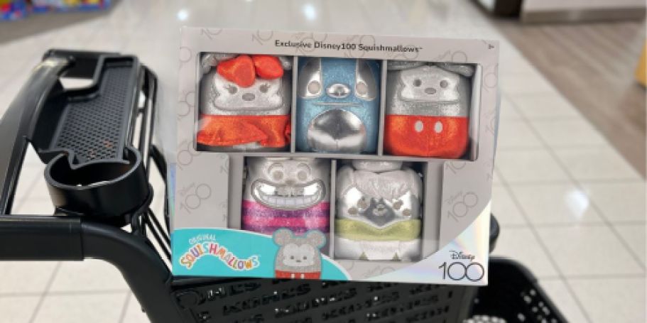 Disney100 Squishmallows 5-Pack Plush Box Set Only $16.65 on Amazon!