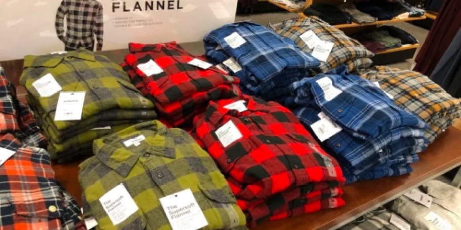 Men’s Flannel Shirts from $10.49 on Kohls.online (Reg. $30)