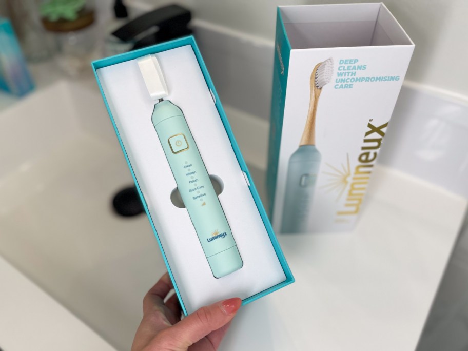 electric toothbrush in box