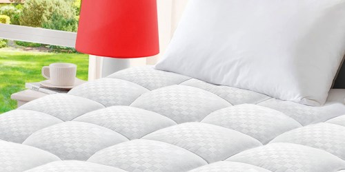 Mattress Topper from $41.72 Shipped on Amazon | Moisture Wicking & Fits Mattresses Up to 21″