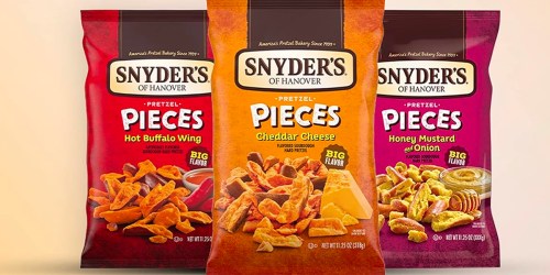 Snyder’s Pretzels Pieces 18-Count Variety Pack Only $12.74 on Amazon (Regularly $17)