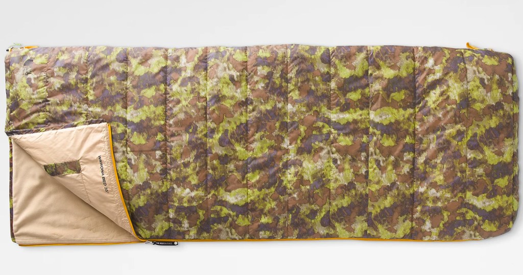 green camo north face sleeping bags