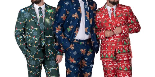 Men’s Christmas Suits 3-Piece Sets Just $29.98 on SamsClub.online | Includes Tall & Plus Sizes