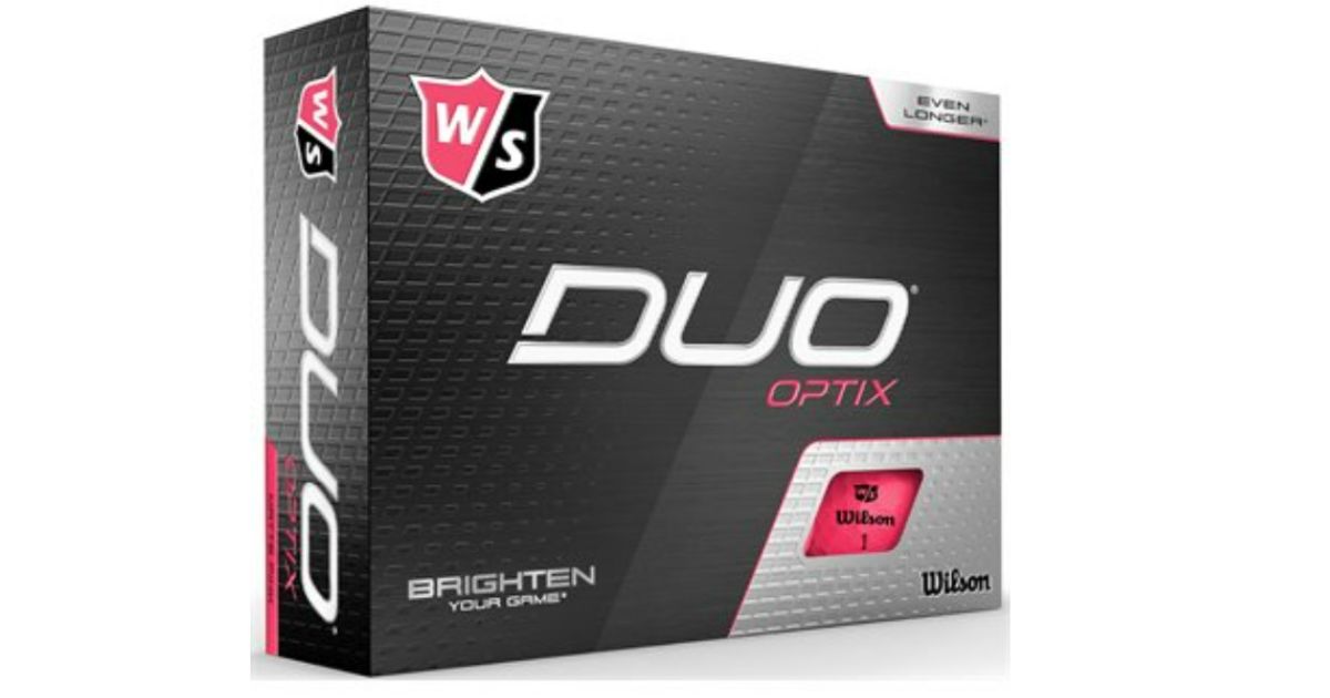 Wilson Staff DUO OPTIX Distance Golf Balls 12-Count 