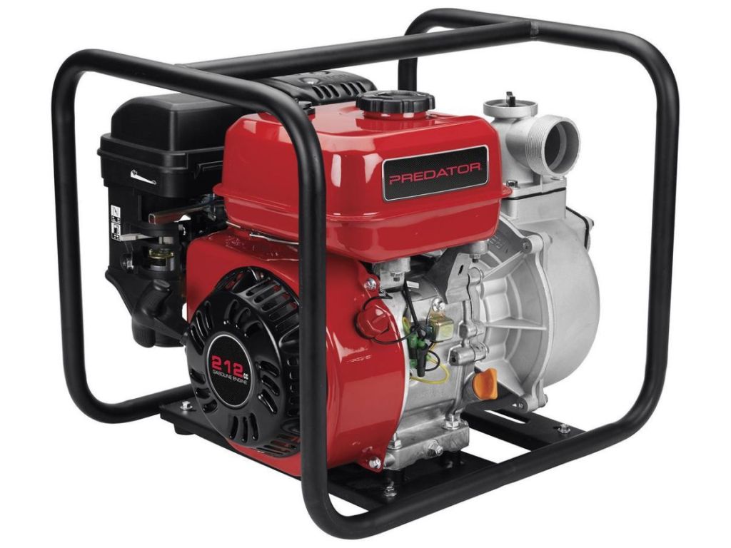 Predator 2 in. 212cc Gasoline Engine Semi-Trash Water Pump - 158 GPM 