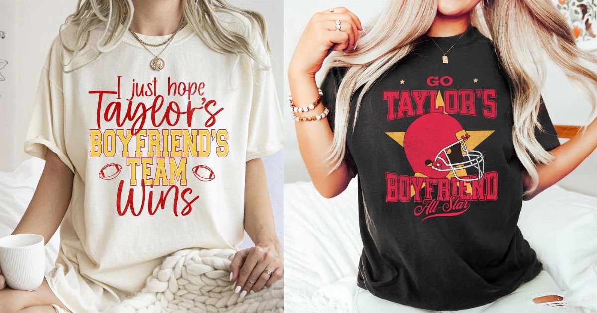 I Just Hope Taylor's Boyfriend Wins Graphic Tee and Go Taylor's Football Boyfriend onlinefort Colors Tee