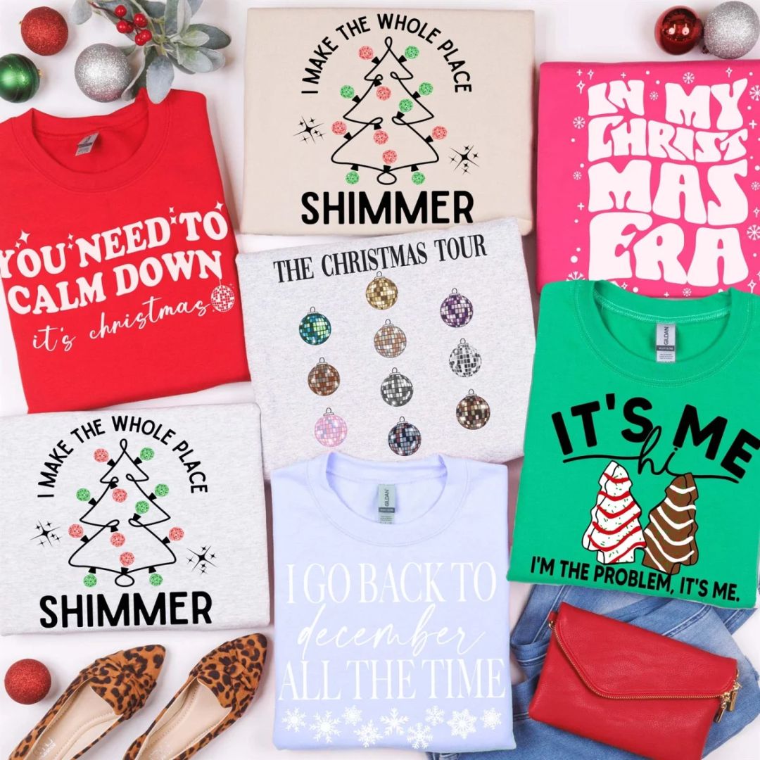 Shimmering Christmas Era Crew Sweatshirt 