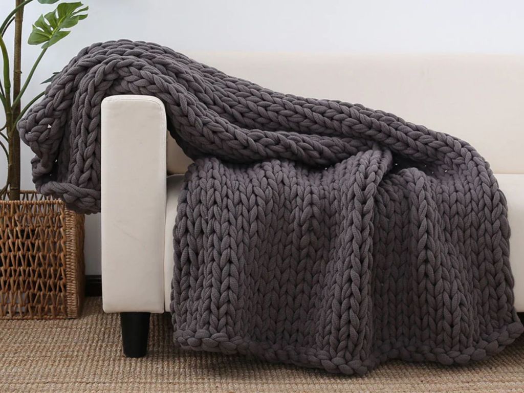 Berkshire Blanket Chunky Rope Knit Throw