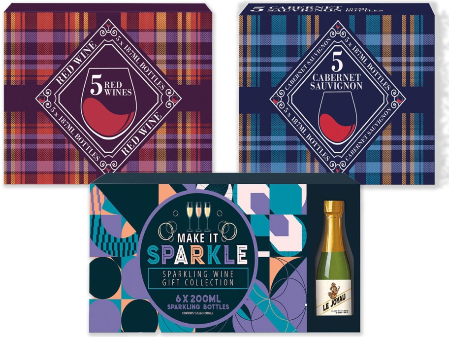 5 Red Wines, 5 Cabernet Sauvignon, and Make It Sparkle Sparkling Wine Gift Collections