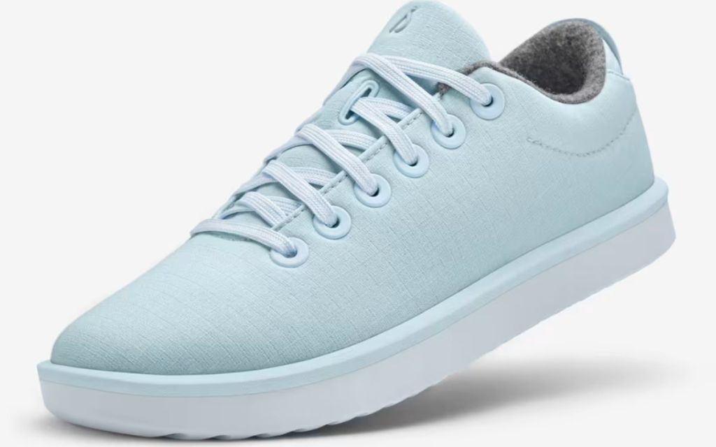 Allbirds Women's Wool Piper Woven in light blue stock image