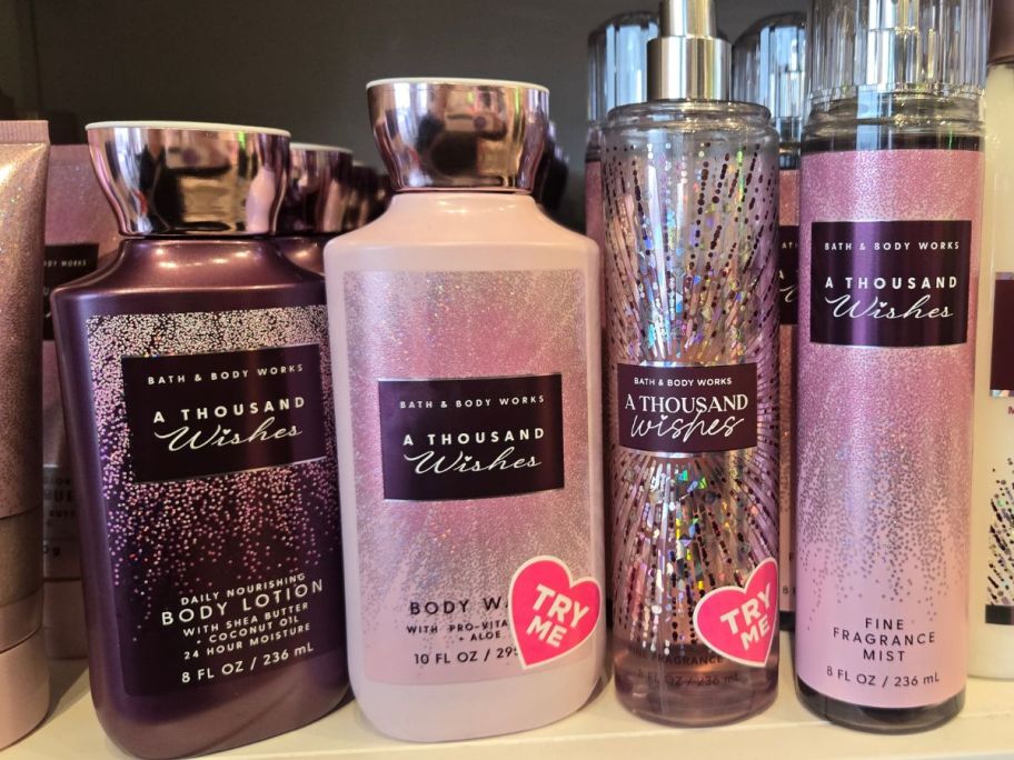 Bath & Body Works Body Wash, Lotion and Body Sprays