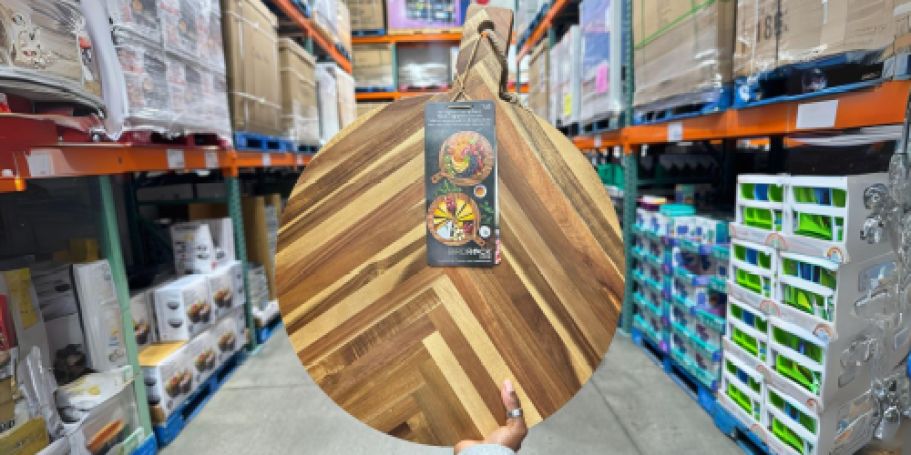 Costco Acacia Wood Grazing Board Only $24.99 – Perfect for Entertaining!