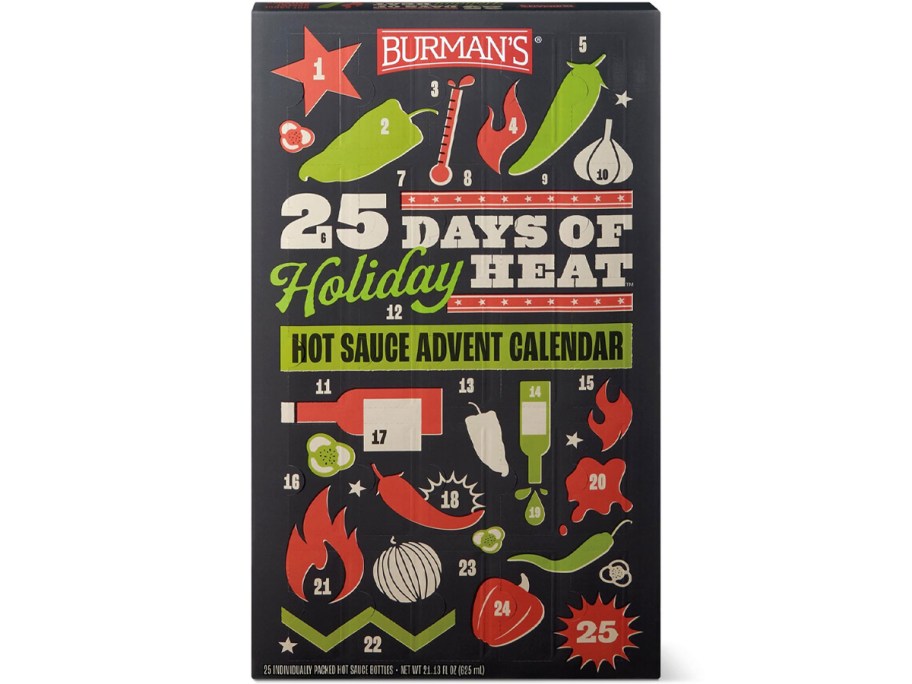 Burman's 25 Days of Holiday Heat Hot Sauce Advent Calendar