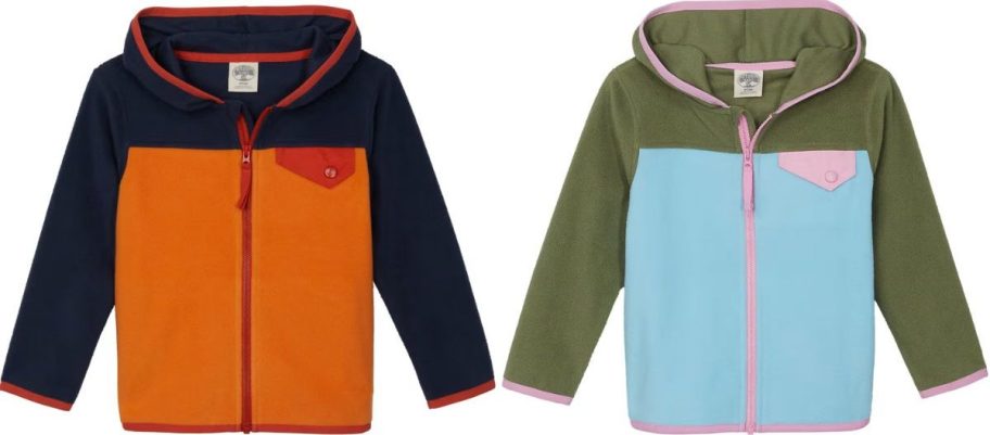 Stock images of two Outdoor Kids Fleece