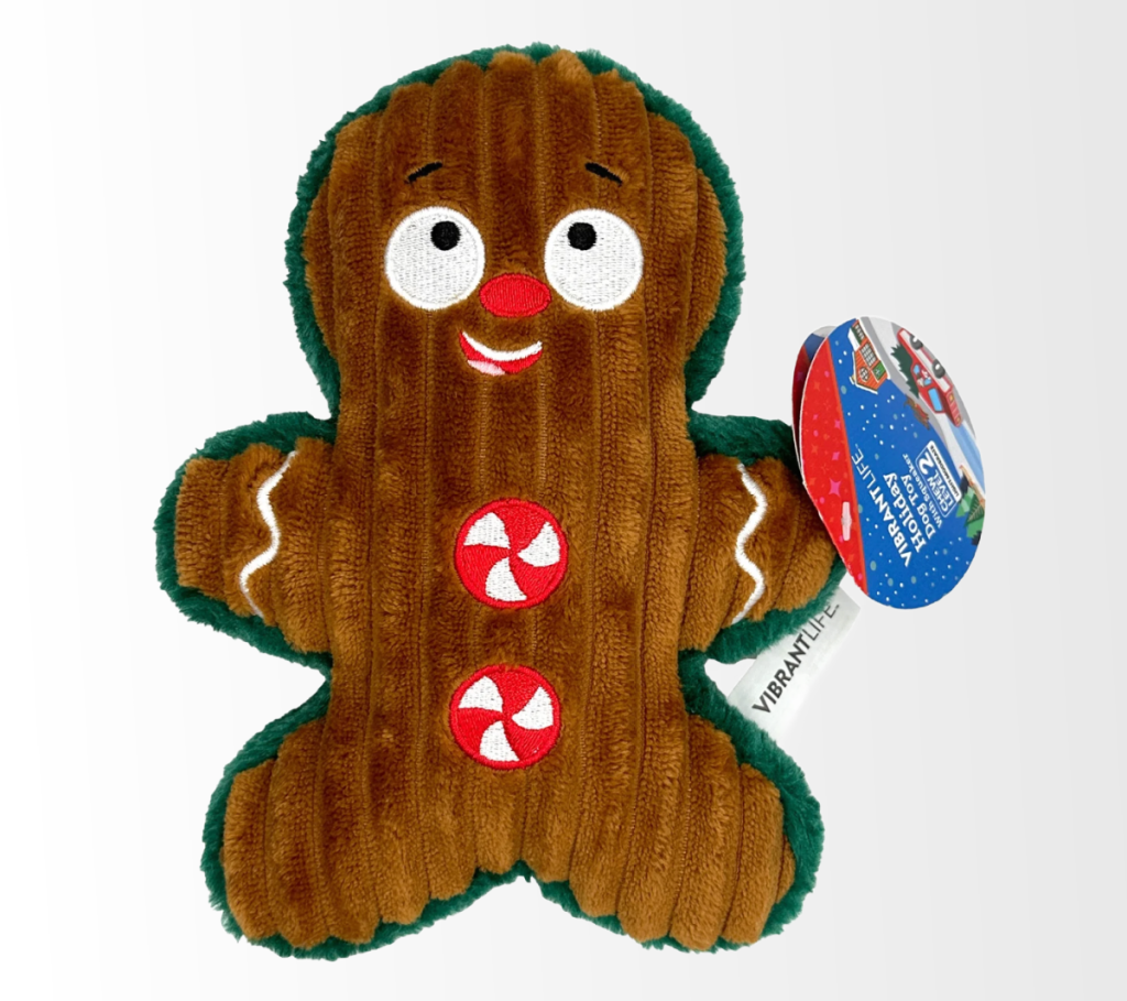 Christmas Gingerbread Man Dog Toy at Walmart