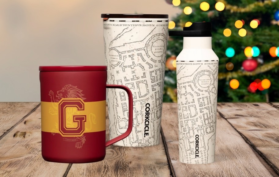 harry potter corkcicle tumblers and mugs 