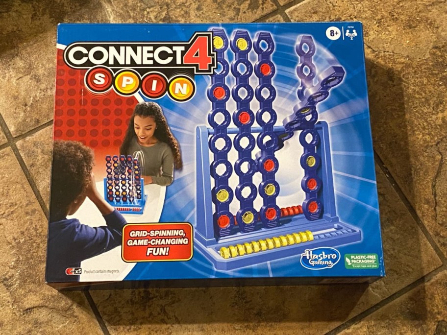 Connect 4 spin board game