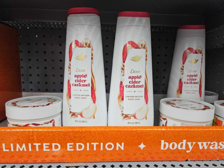 Dove Holiday Treats Limited Edition Body Washes in Apple Cider Caramel