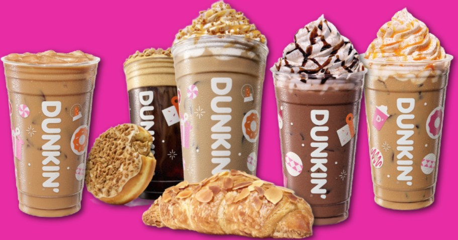 Dunkin’ 2024 Holiday Drinks Menu Starts 11/1 + Free Doughnut Wednesday Returns 11/6!