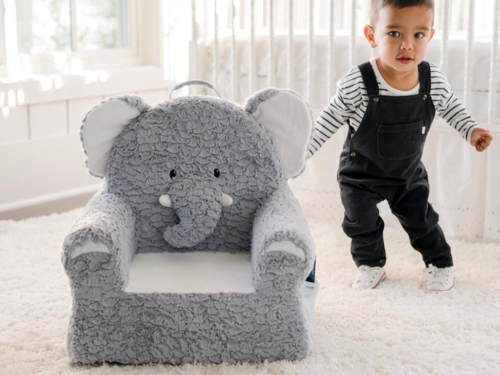 Soft Landing Sweet Seats Elephant onlinefy Toddler Lounge Chair