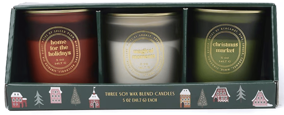 Festive Voice Holiday Candle Set