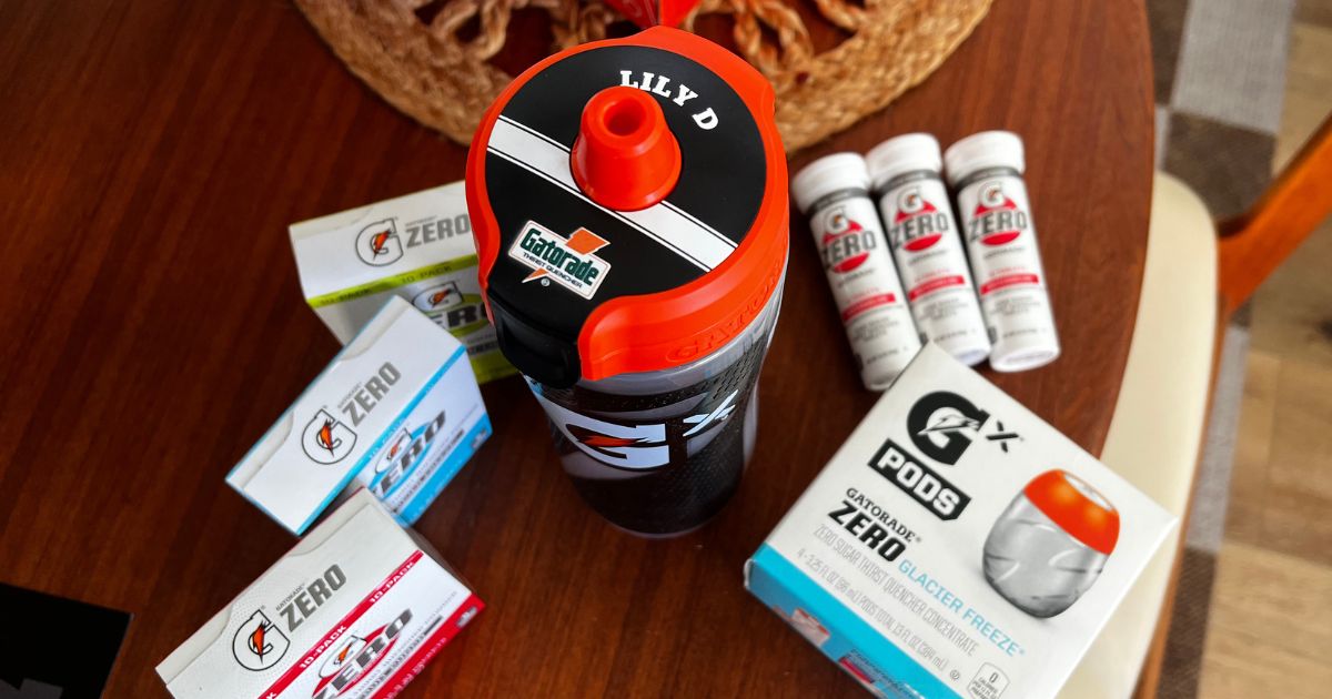 Personalized Gatorade GX Water Bottle Just $21 Shipped (Fun Gift Idea for Teens or Sports Fans!)