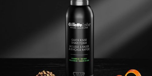 Gillette Labs Quick Rinse Shave Foam Only $2.24 on Walgreens.online (Reg. $10)