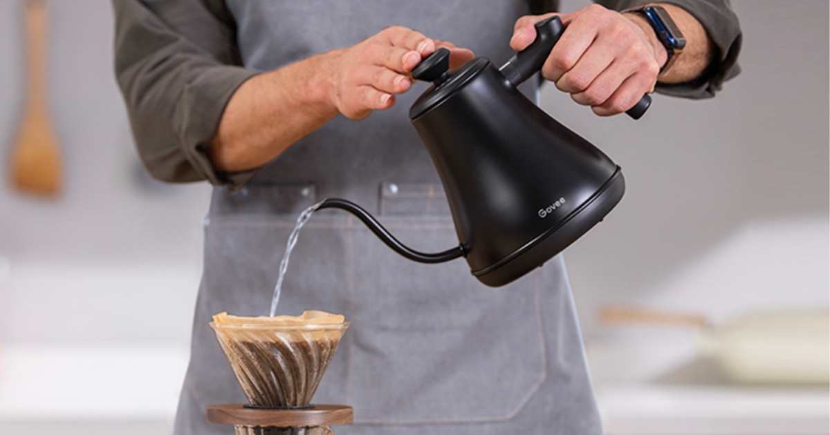 Smart Electric Gooseneck Kettle Only $54 Shipped on Amazon | Control w/ a Phone OR Alexa!