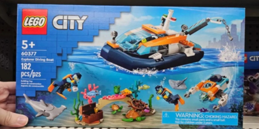 LEGO City Explorer Diving Boat Set Just $19.96 on Amazon (Regularly $40)