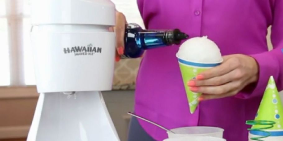 Hawaiian Shaved Ice & Snow Cone Machine Only $34.95 on Amazon (Reg. $60)